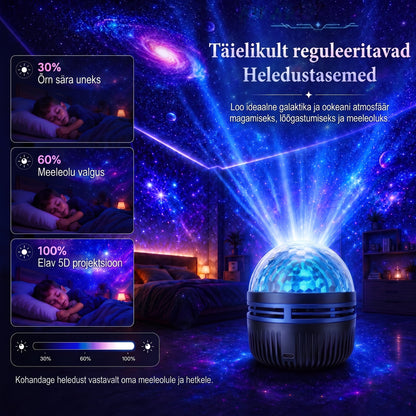 Ametlik pood | 🦖🌌 SCNDR® 360° nutikas holograafiline tähistaeva projektor (HD Smart Dynamic 5D)