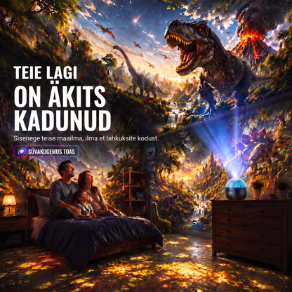 Ametlik pood | 🦖🌌 SCNDR® 360° nutikas holograafiline tähistaeva projektor (HD Smart Dynamic 5D)