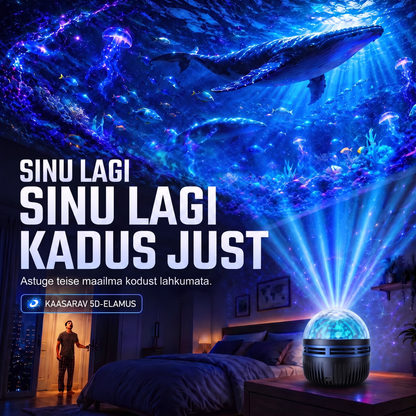 Ametlik pood | 🦖🌌 SCNDR® 360° nutikas holograafiline tähistaeva projektor (HD Smart Dynamic 5D)